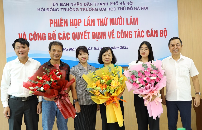 Hội đồng trường Trường Đại học Thủ đô Hà Nội họp phiên họp lần thứ 15