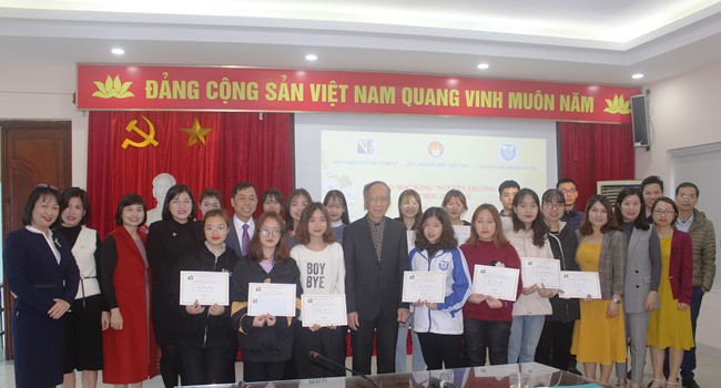 Sinh viên Trường Đại học Thủ đô Hà Nội được nhận 15 suất Học bổng Nguyễn Trường Tộ, trị giá 3.750 USD