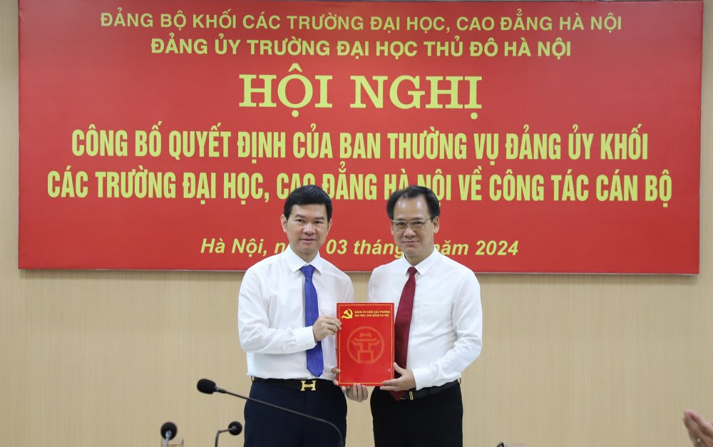 Đồng chí Nguyễn Anh Tuấn được chỉ định giữ chức Phó Bí thư Đảng ủy trường