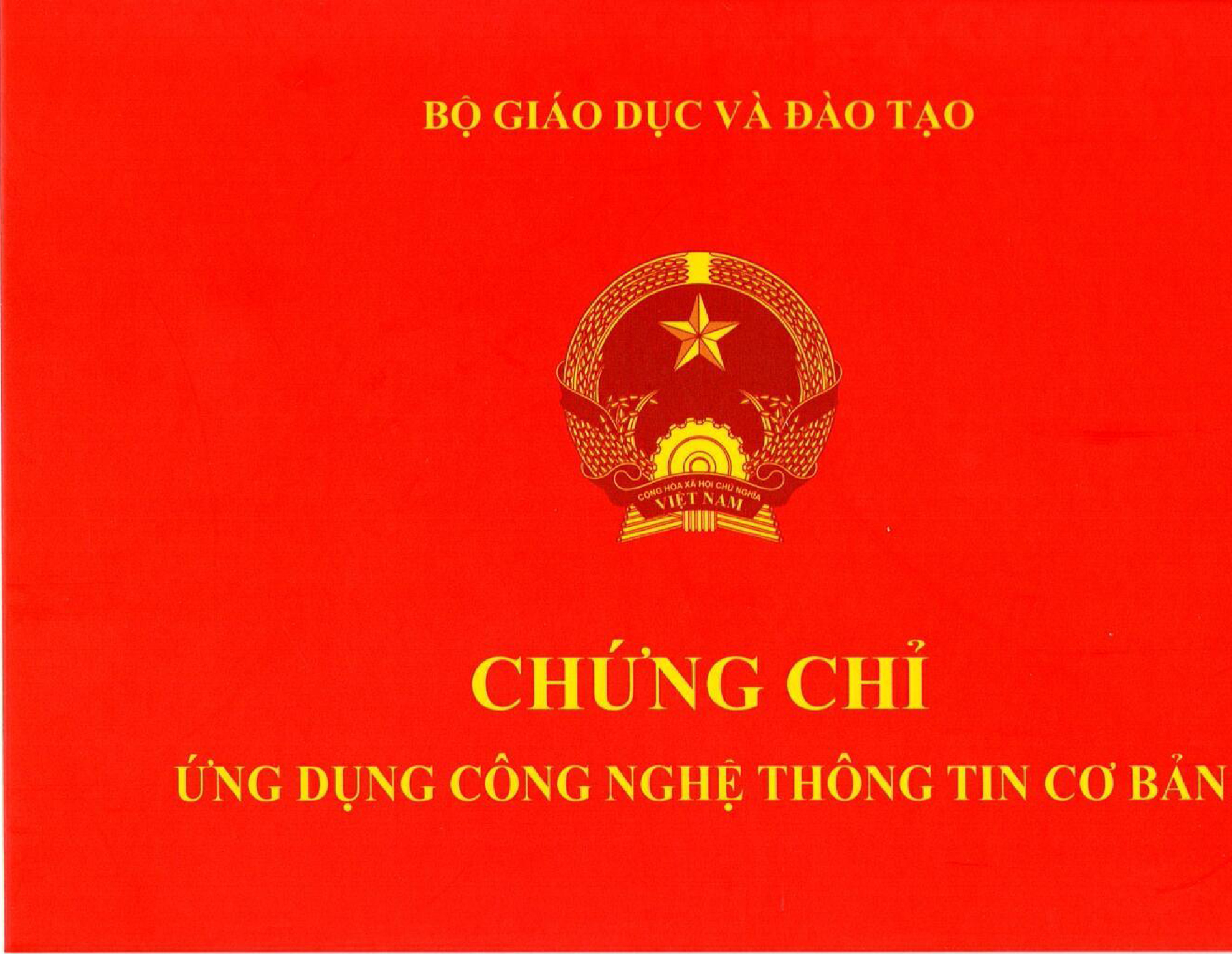 Thông báo tuyển sinh các lớp bồi dưỡng, thi và cấp chứng chỉ ứng dụng công nghệ thông tin cơ bản, nâng cao theo Thông tư 03 của Bộ TT&TT