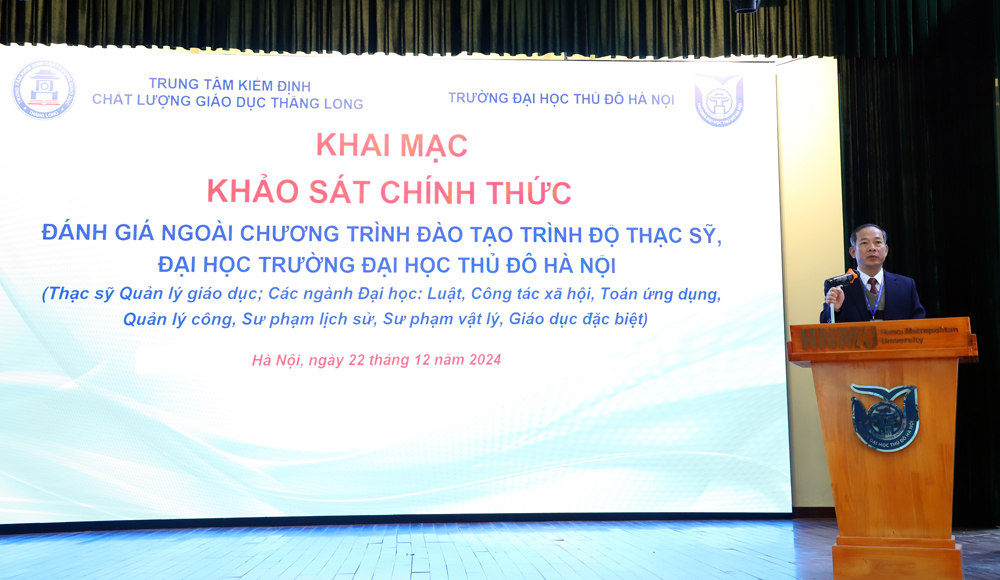 Khai mạc đợt khảo sát chính thức đánh giá chất lượng 8 chương trình đào tạo