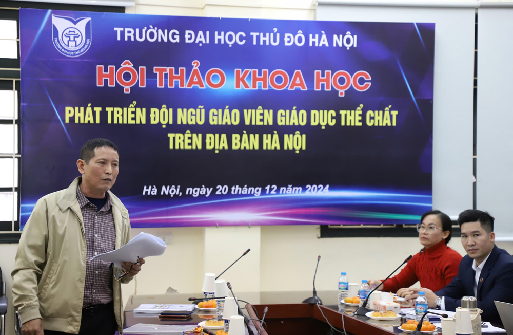 Hội thảo khoa học “Phát triển đội ngũ giáo viên Giáo dục thể chất trên địa bàn Hà Nội”