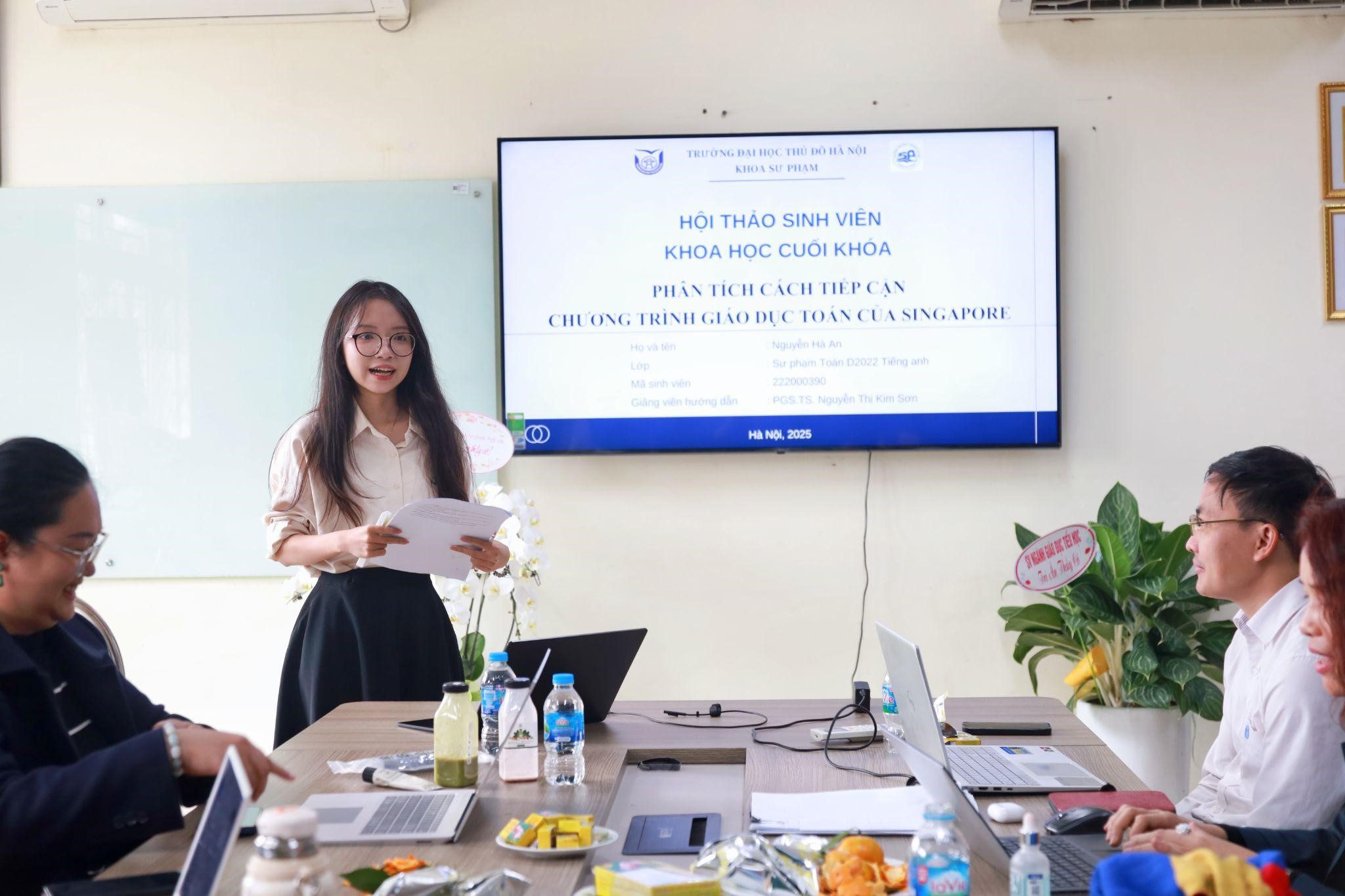 Hội nghị sinh viên khoa học cuối khóa năm học 2025 - 2026