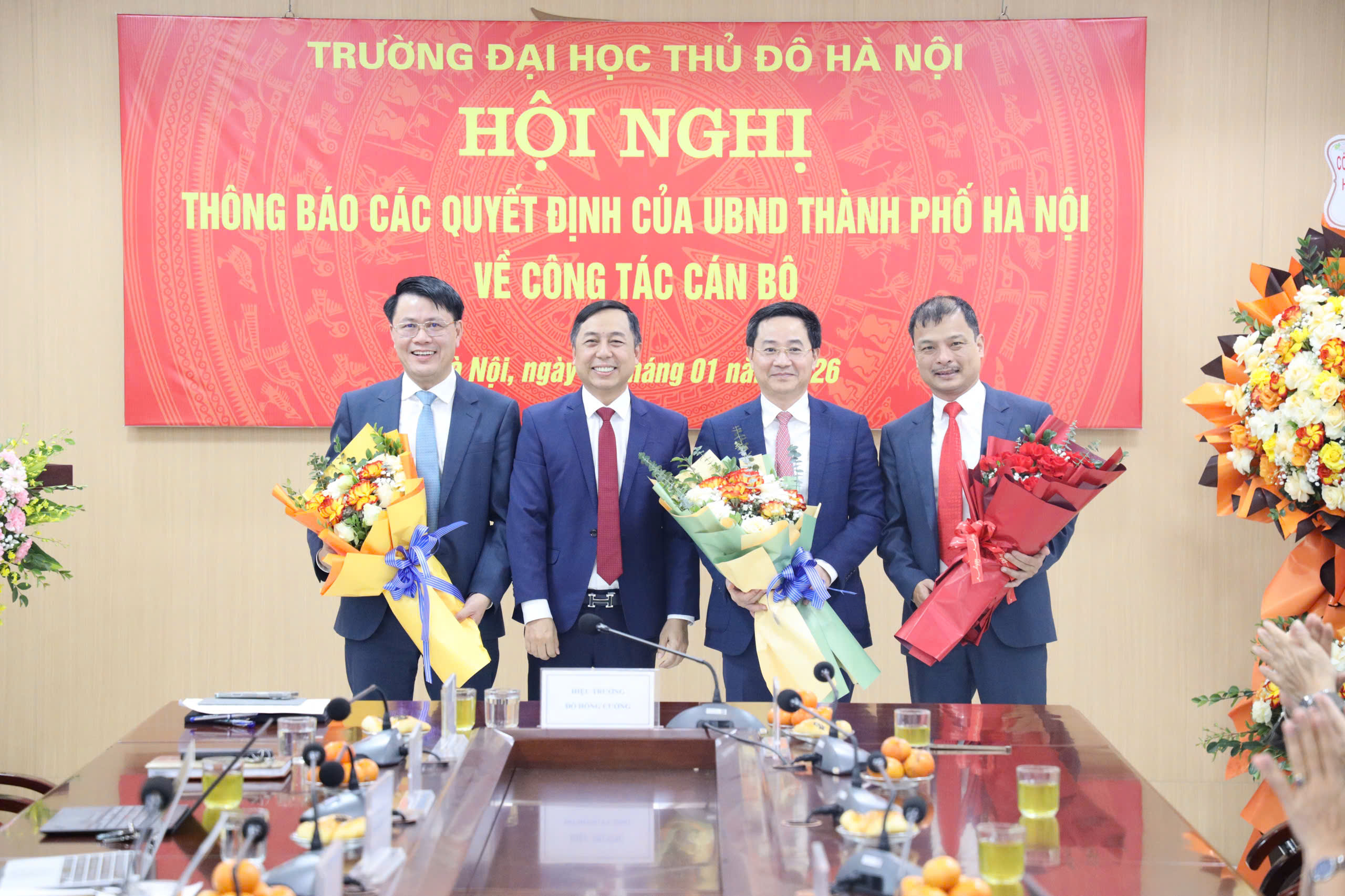 Bổ nhiệm các Phó Hiệu trưởng