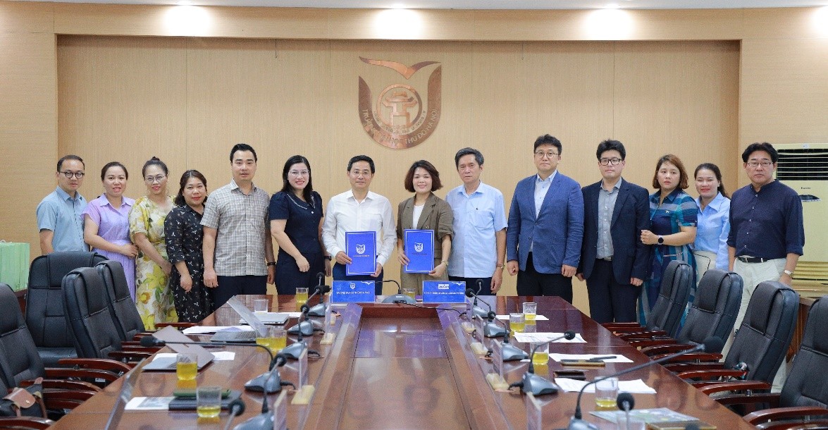 Làm việc với Đại học Nữ sinh Dongduk(Hàn Quốc) và ký kết hợp tác với Vinako Edu