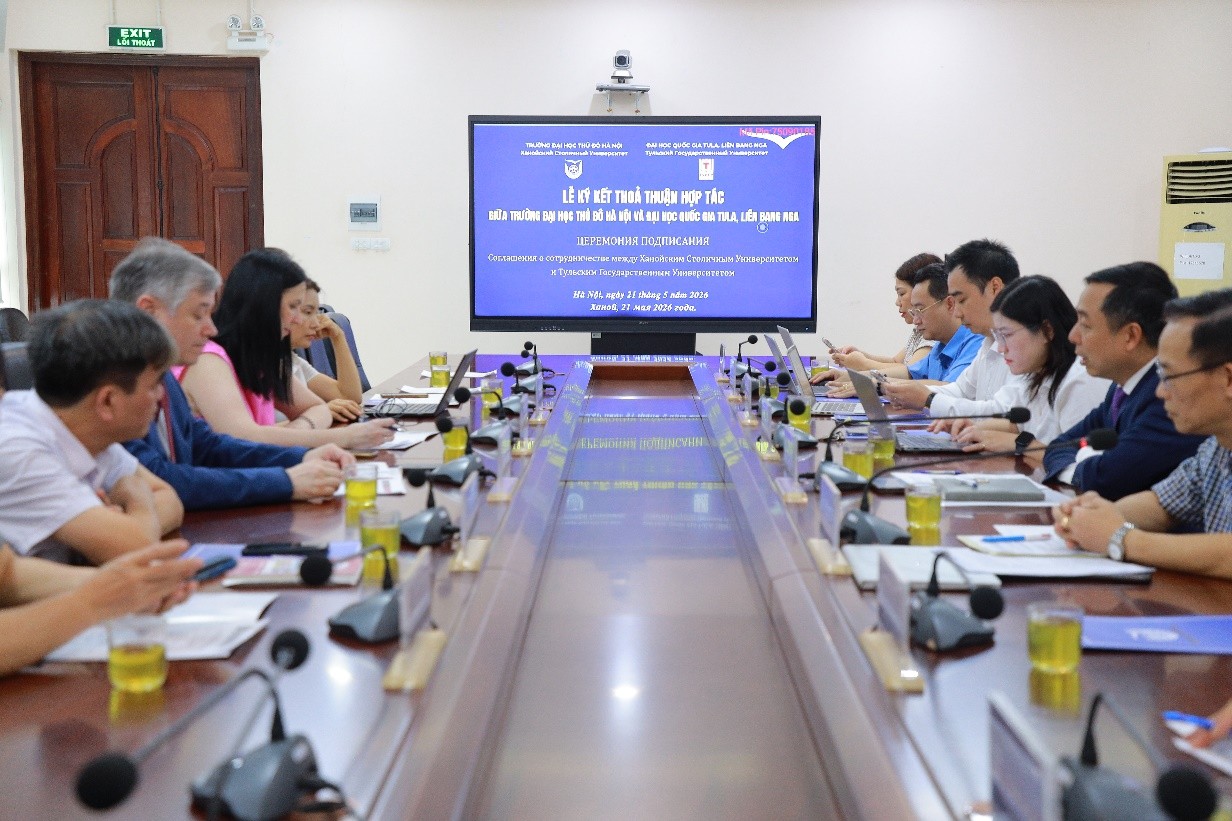 Ký kết hợp tác với Đại học Quốc gia Tula (Liên bang Nga)