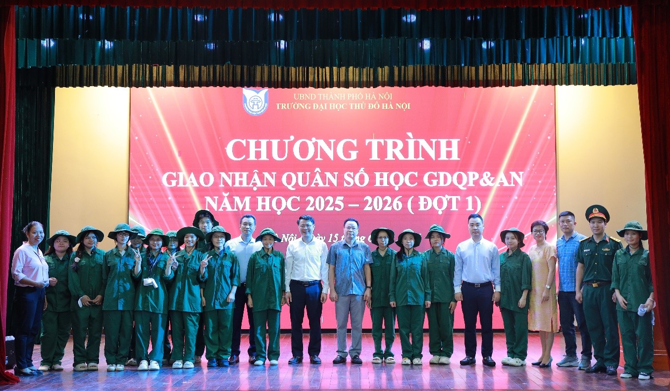 Chương trình giao nhận quân số học QP&AN năm học 2025 – 2026 (Đợt 1)