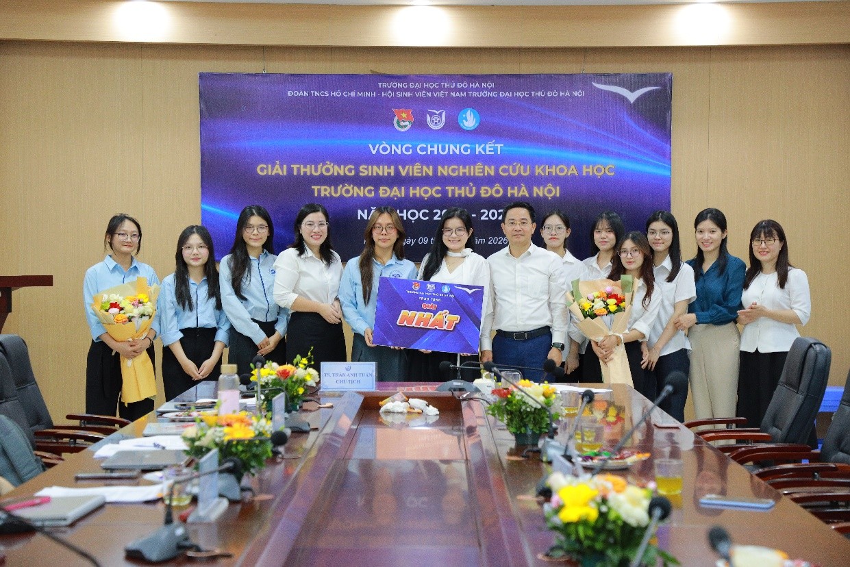 Chung kết giải thưởng Sinh viên Nghiên cứu khoa học cấp trường, năm học 2025-2026