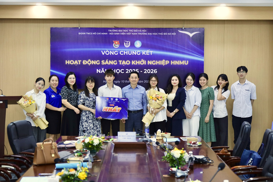 Vòng Chung kết Sáng tạo Khởi nghiệp HNMU 2025–2026