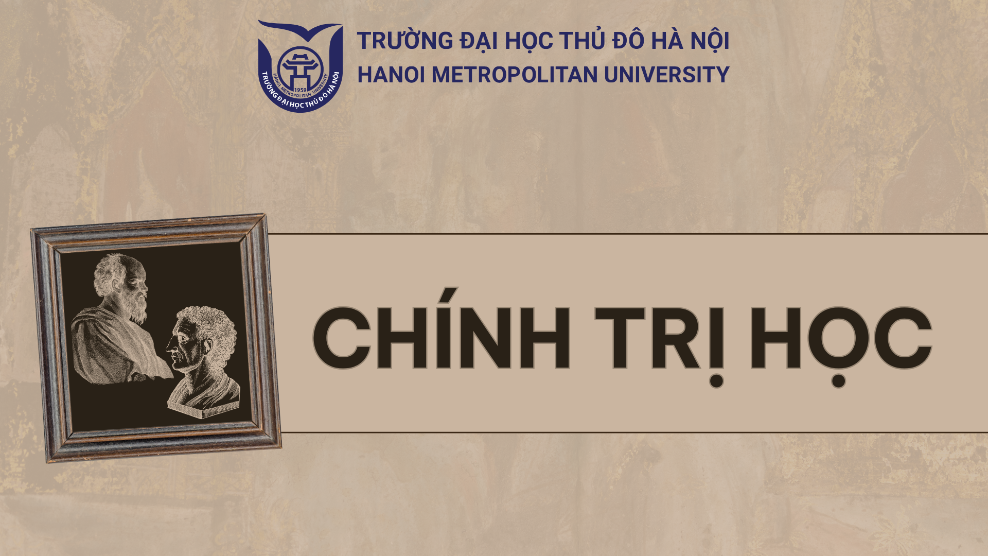 Chính trị học - Chương trình đào tạo trình độ đại học