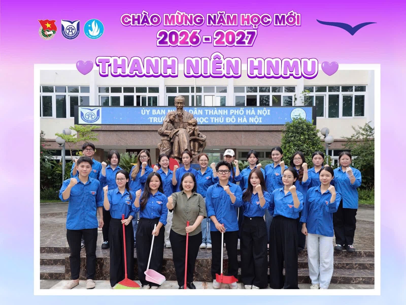 Thanh niên HNMU - yêu trường từ những hành động nhỏ