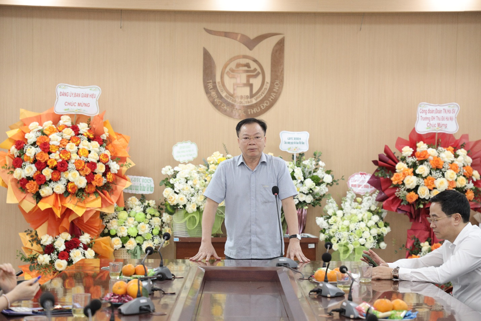 Trường Đại học Thủ đô Hà Nội tổ chức lễ gặp mặt, chúc mừng 80 năm Ngày Thể thao Việt Nam