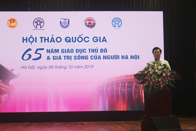 Hội thảo khoa học quốc gia: “65 năm giáo dục Thủ đô và giá trị sống của người Hà Nội”