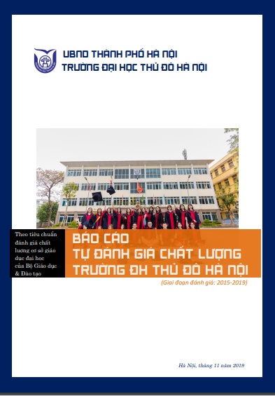 Báo cáo Tự đánh giá chất lượng trường ĐH Thủ đô Hà Nội giai đoạn 2015-2019