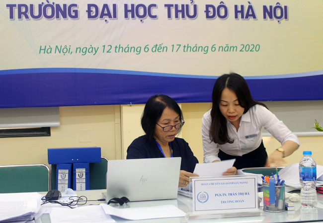 Khai mạc đợt khảo sát chính thức đánh giá chất lượng giáo dục Trường Đại học Thủ đô Hà Nội