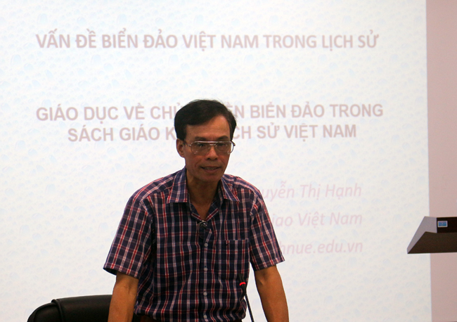 Trao đổi về "Giáo dục chủ quyền biển đảo trong sách giáo khoa Lịch sử Việt Nam"