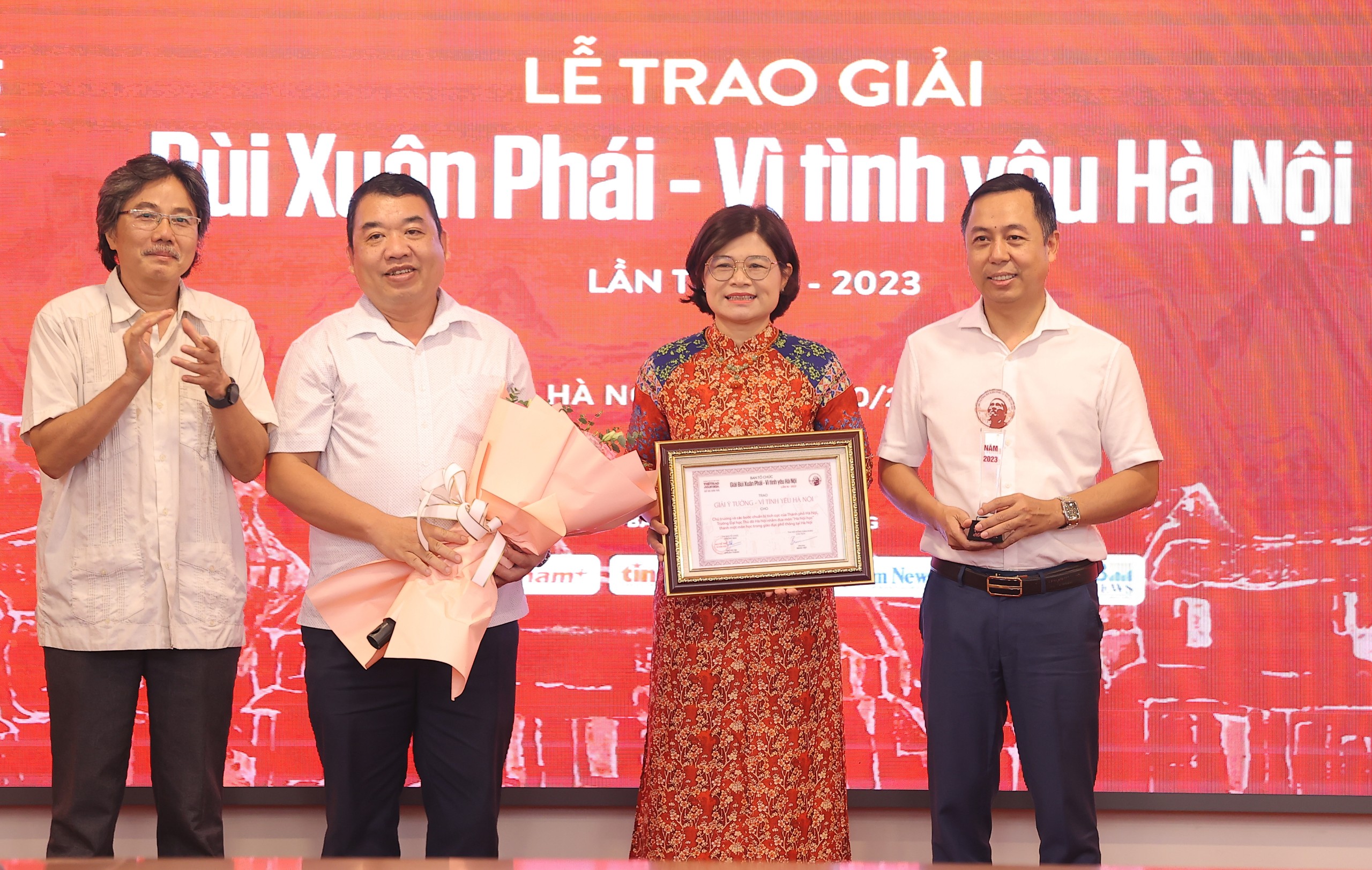 Trường Đại học Thủ đô Hà Nội được vinh danh tại Lễ trao giải thưởng Bùi Xuân Phái – Vì tình yêu Hà Nội lần thứ 16
