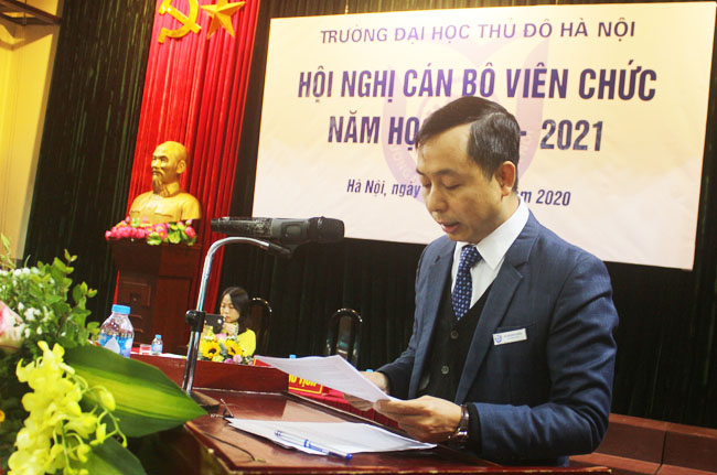 Hội nghị cán bộ viên chức năm học 2020 – 2021: “Đoàn kết – Kỷ cương – Trách nhiệm – Hành động”