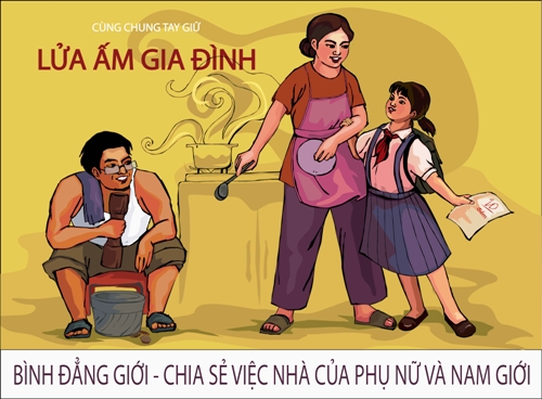 Bình đẳng giới ở Việt Nam: “Công việc chăm sóc không trả lương – yêu thương là san sẻ”