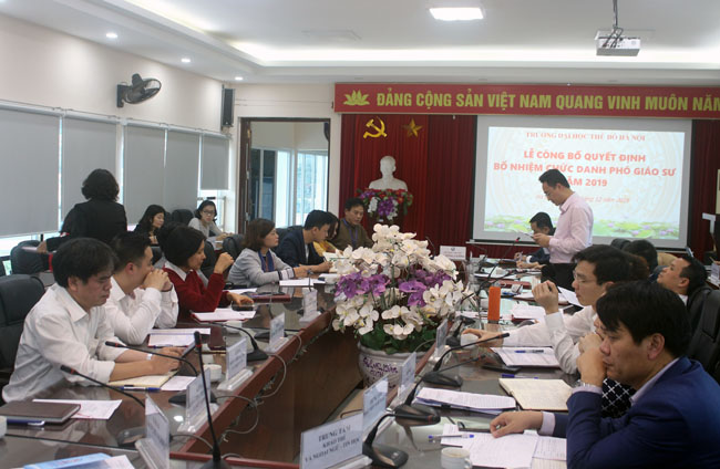 Hội nghị giao ban trực tuyến tháng 12 năm 2019